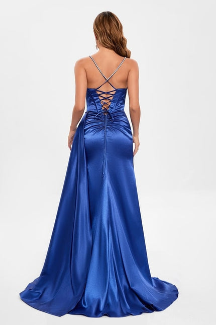 Robe De Bal Satinée Élégante - gallery 1