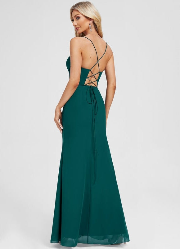 Robe De Bal Fluide Élégante - gallery 1