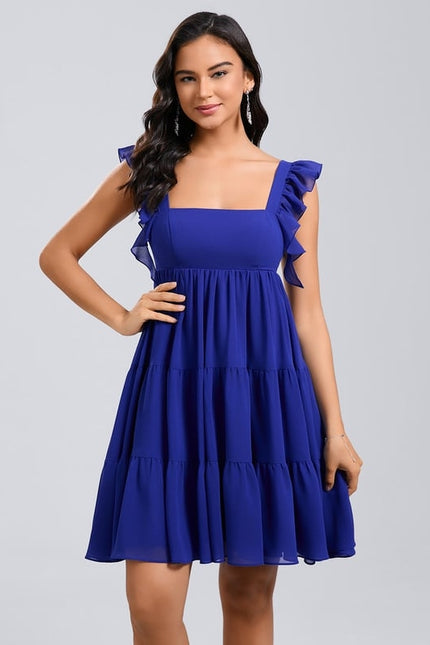 Robe De Bal Mousseline Verte - gallery 1