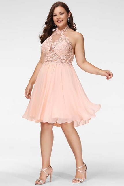 Robe De Bal Aérienne Pêche - gallery 9