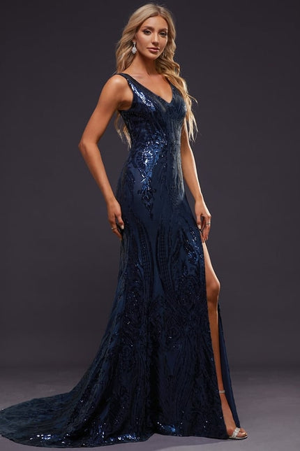 Robe De Bal Élégante Scintillante - gallery 3