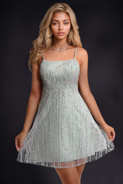 Robe Bal De Promo Paillette - gallery 4