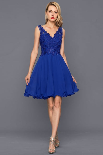 Robe De Bal Saumon Délicate - gallery 4