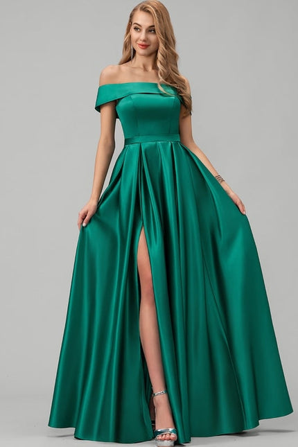 Robe De Bal Élégante Émeraude - gallery 1