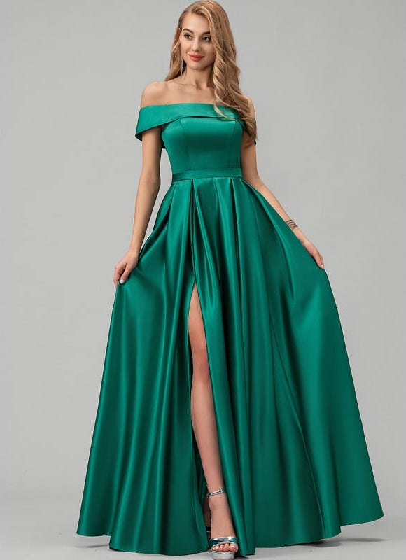 Robe De Bal Élégante Émeraude - gallery 1