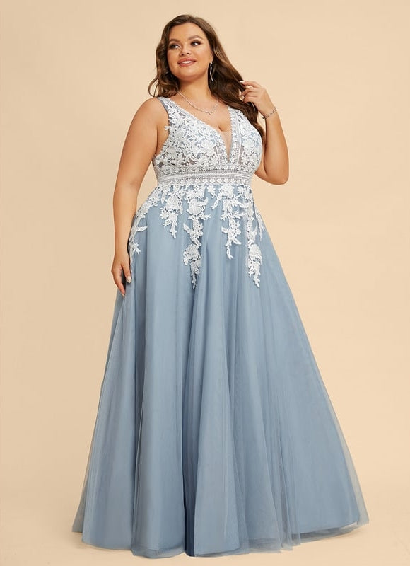 Robe De Bal De Bal Tulle Étoilé - gallery 7