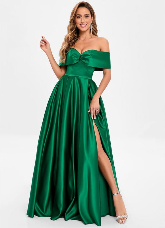 Robe De Bal Élégante Émeraude - gallery 3