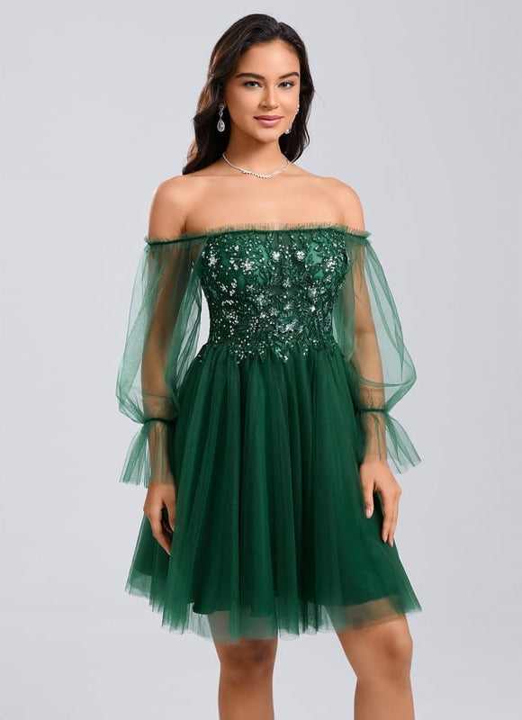 Robe De Bal Émeraude Aérienne - gallery 5