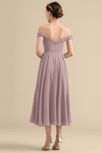Robe De Bal Lavande Flottante - gallery 4
