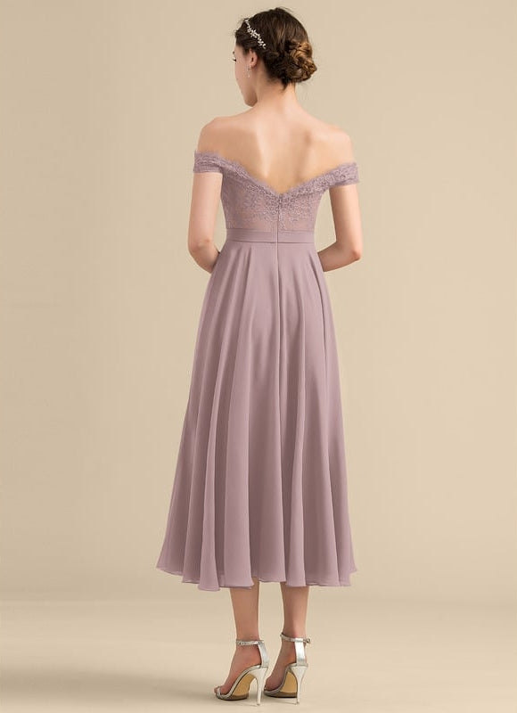 Robe De Bal Lavande Flottante - gallery 4