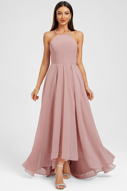 Robe De Bal Mousseline Asymétrique