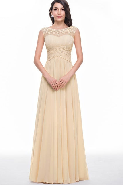 Robe De Bal Légère Crémeuse - gallery 4
