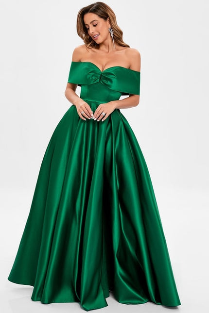 Robe De Bal Élégante Émeraude - gallery 1