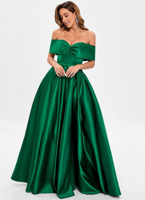 Robe De Bal Élégante Émeraude - gallery 1