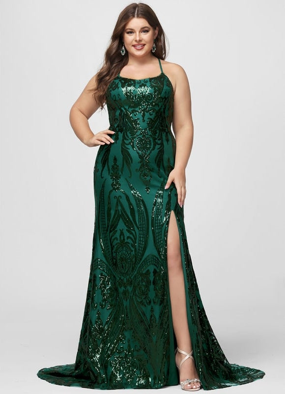 Robe De Bal Éclat Vert Luxueux - gallery 8