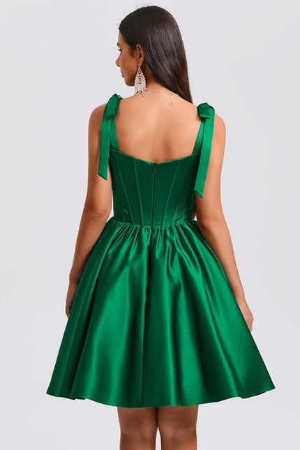 Robe De Bal Émeraude Enjouée - gallery 1