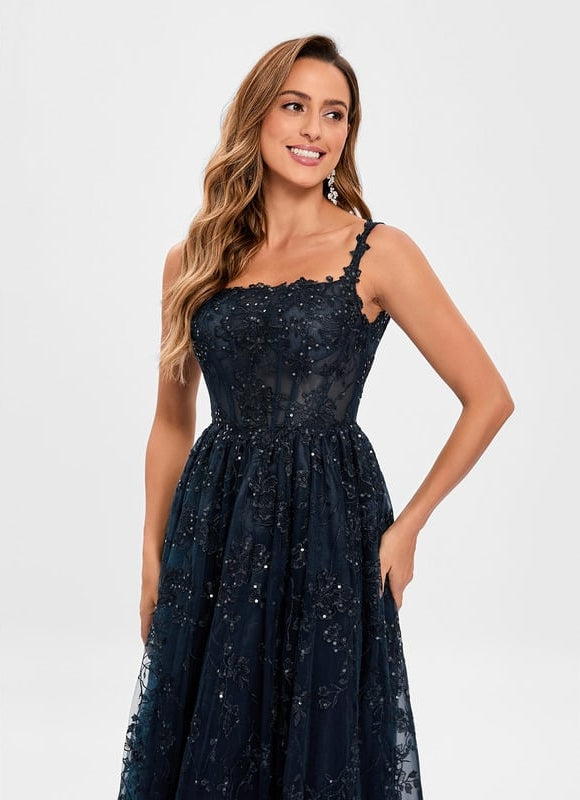 Robe De Bal Organza Marine - gallery 4