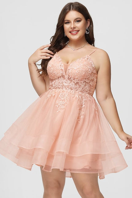 Robe De Bal Courte Tulle Brodée - gallery 5