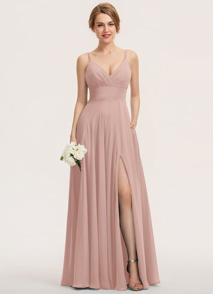 Robe De Bal Longue Fluide Bleu