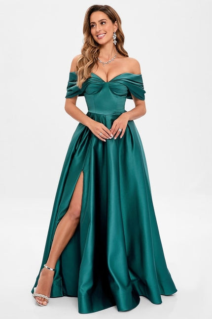 Robe De Bal Émeraude Luminescente