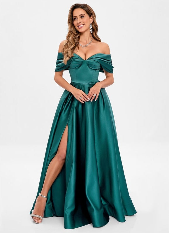 Robe De Bal Émeraude Luminescente