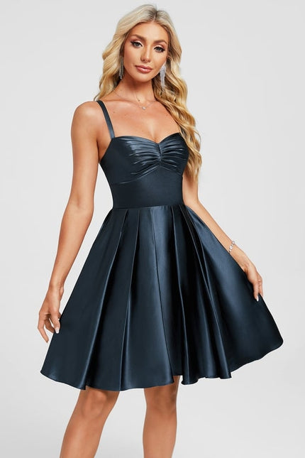 Robe De Bal Satin Plissée - gallery 1