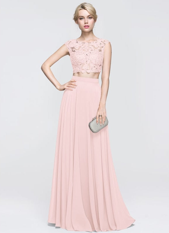 Robe De Bal Longue Poudrée - gallery 1
