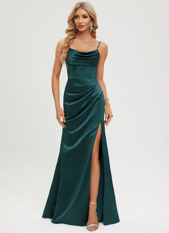 Robe De Bal Émeraude Sirène - gallery 1