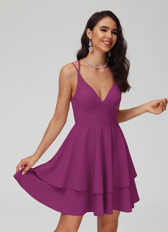 Robe De Bal Rose Vaporeuse - gallery 3