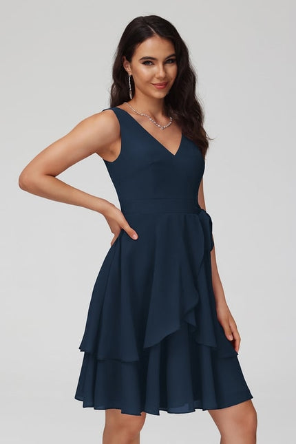 Robe De Bal Fluide Rose - gallery 7