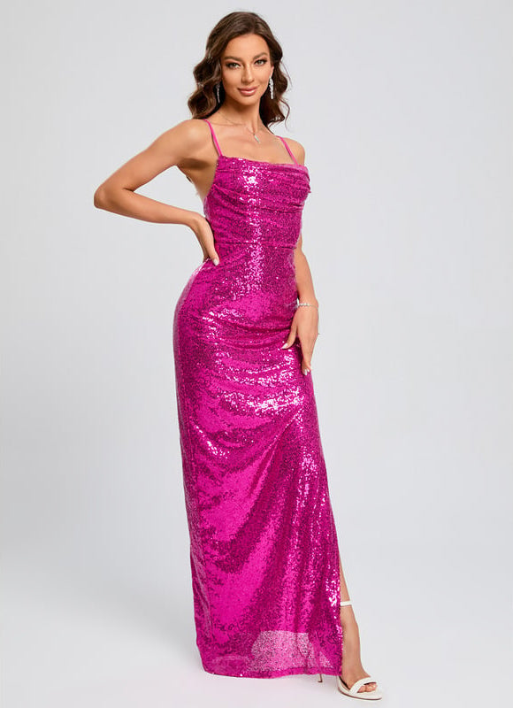 Robe De Bal Glamour Marine - gallery 6