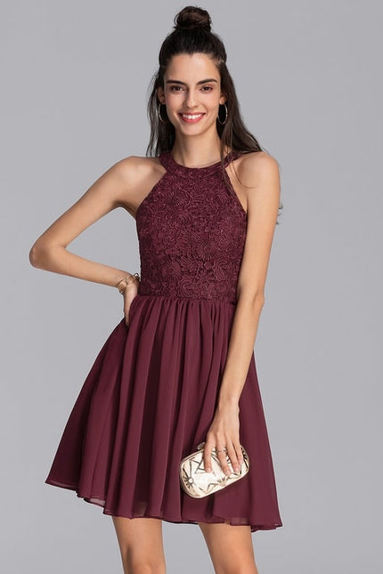 Robe De Bal À Volants Marine