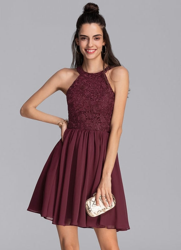 Robe De Bal À Volants Marine