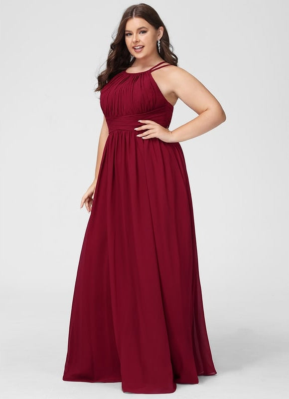 Robe De Bal Rouge Élégant Fluidité - gallery 9