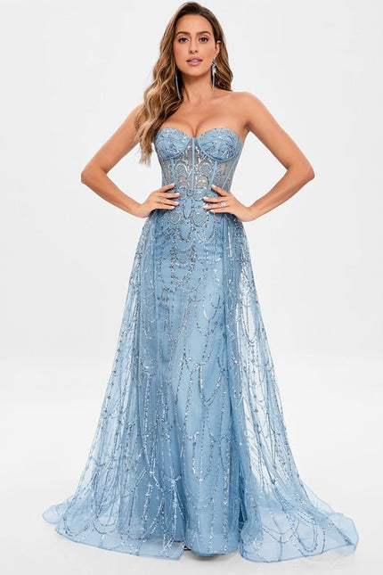 Robe De Bal Éclat Argenté - gallery 2