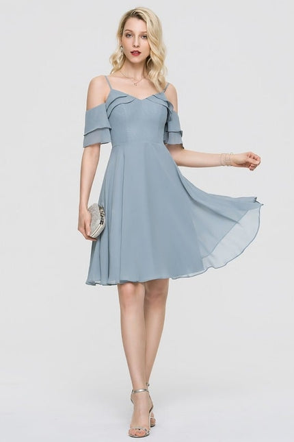 Robe De Bal Fluide Ciel - gallery 2
