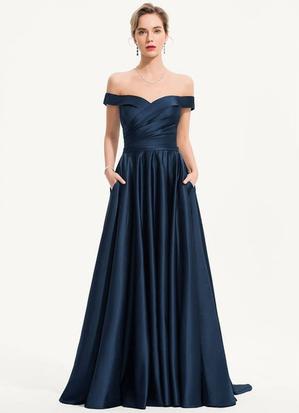 Robe De Bal Élégance Marine