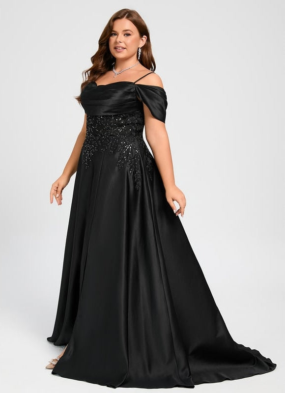 Robe De Bal Éblouissante Satinée - gallery 8