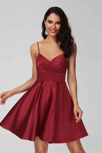Robe De Bal Satinée Décontractée