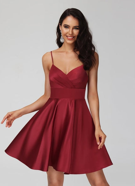 Robe De Bal Satinée Décontractée