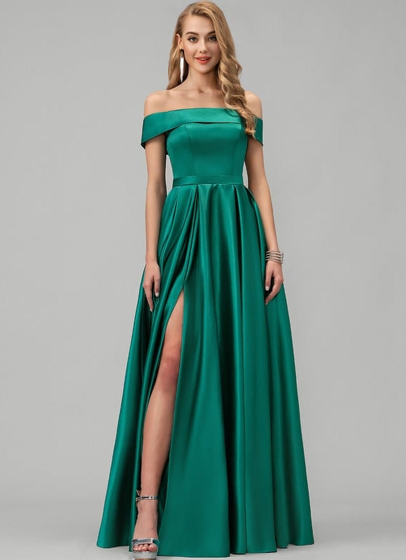 Robe De Bal Élégante Émeraude
