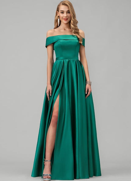 Robe De Bal Élégante Émeraude