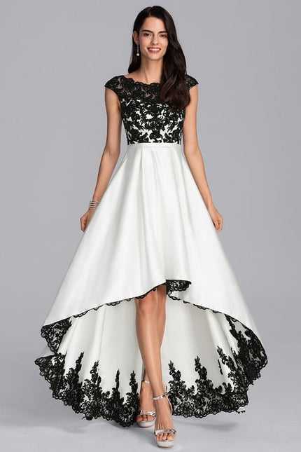 Robe De Bal Asymétrique Dentelle