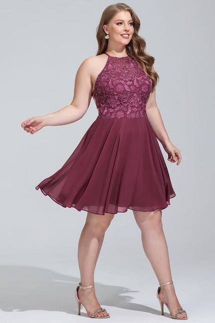 Robe De Bal Cocktail Bordeaux - gallery 6