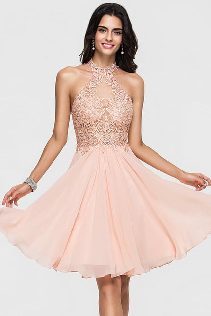 Robe De Bal Aérienne Pêche