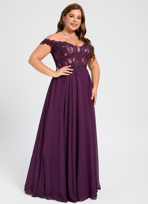 Robe De Bal Violette Élégante - gallery 6