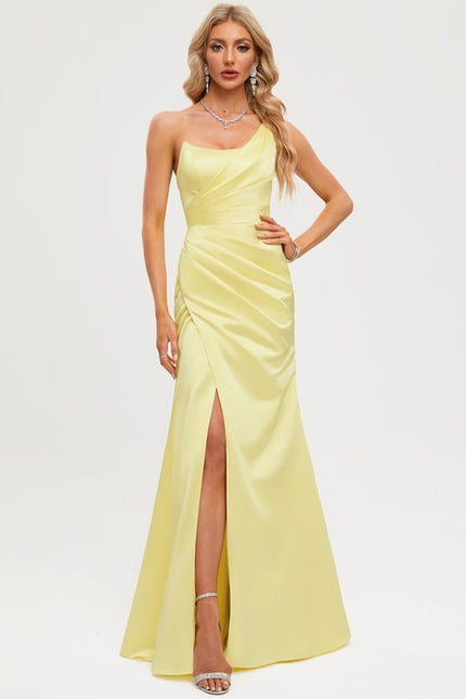 Robe De Bal Jaune Lumineux