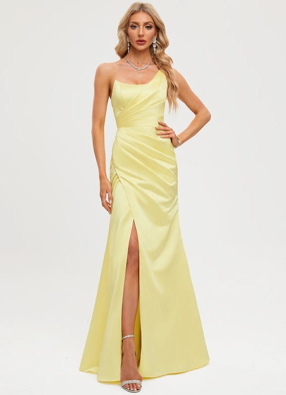 Robe De Bal Jaune Lumineux