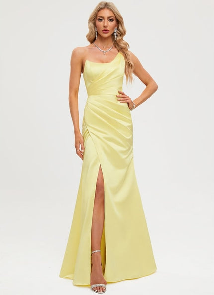Robe De Bal Jaune Lumineux
