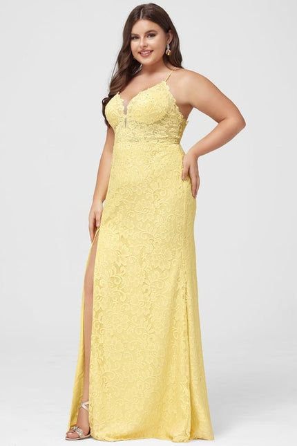 Robe De Bal Jaune Floral - gallery 6
